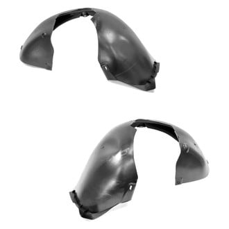 Replace® - Front Driver and Passenger Side Fender Liner Rear Section Set (Standard Line)