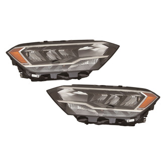 Replace® - Driver and Passenger Side Replacement Headlight Set (Standard Line)