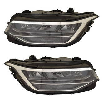 Replace® - Driver and Passenger Side Replacement Headlight Set (CAPA Certified)