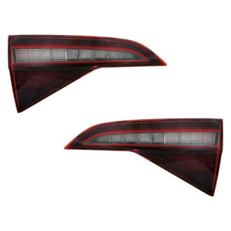Replace® - Black LED Tail Lights