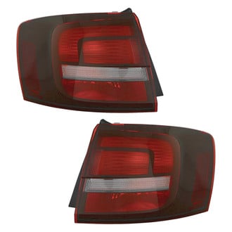 Replace® - Driver and Passenger Side Outer Replacement Tail Lights (Standard Line)