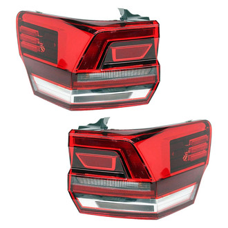 Replace® - Driver and Passenger Side Outer Replacement Tail Lights (CAPA Certified)