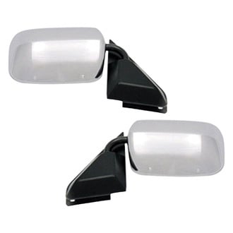 Replace® - Driver and Passenger Side Manual View Mirror Set (Non-Heated, Foldaway) (Standard Line)