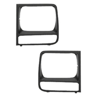 Replace® - Driver and Passenger Side Headlight Bezel Set (Standard Line)
