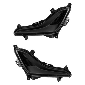 Replace® - Front Driver and Passenger Side Fog Light Cover Set (Standard Line)