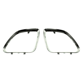 Replace® - Upper Driver and Passenger Side Grille Frame Set (Standard Line)
