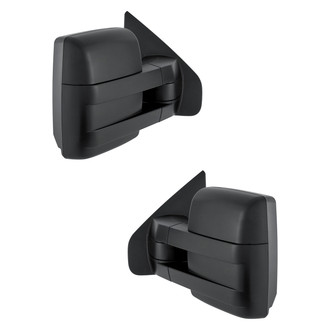 Replace® - Driver and Passenger Side Manual Towing Mirror Set (Non-Heated, Foldaway) (Standard Line)