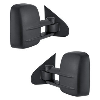 Replace® - Driver and Passenger Side Manual Towing Mirror Set (Non-Heated, Foldaway) (Standard Line)