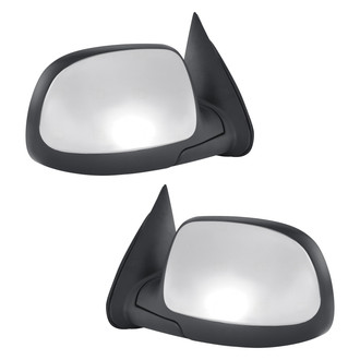 Replace® - Driver and Passenger Side Power Remote View Mirror Set (Non-Heated, Foldaway) (Standard Line)
