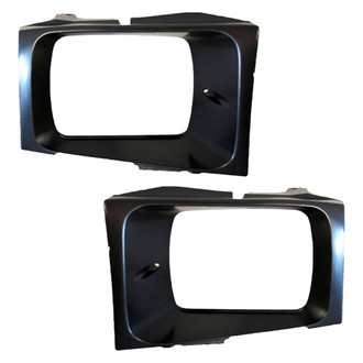 Replace® - Driver and Passenger Side Headlight Bezel Set (Standard Line)