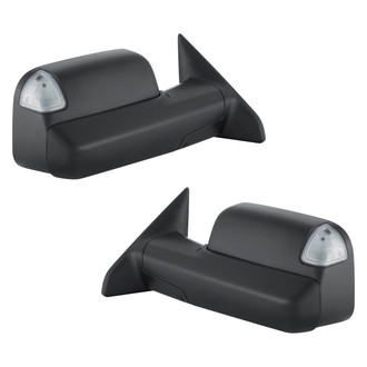 Replace® - Driver and Passenger Side Power View Mirror Set (Heated, Foldaway) (Standard Line)