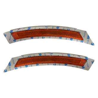 Replace® - Front Driver and Passenger Side Bumper Reflector Set (CAPA Certified)