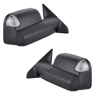 Replace® - Driver and Passenger Side Power Towing Mirror Set (Heated, Foldaway) (Standard Line)