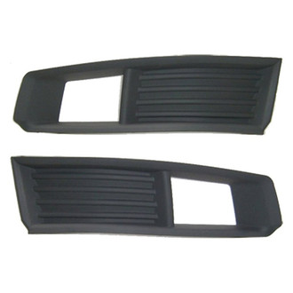 Replace® - Front Driver and Passenger Side Fog Light Bezel Set (Standard Line)