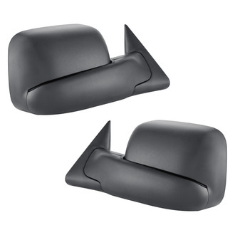 Replace® - Driver and Passenger Side Manual Towing Mirror Set (Non-Heated, Foldaway) (Standard Line)