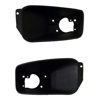Replace® - Front Driver and Passenger Side Fog Light Bezel Set (Standard Line)