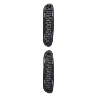 Replace® - Rear Outer Driver and Passenger Side Bumper Cover Molding Set (Standard Line)