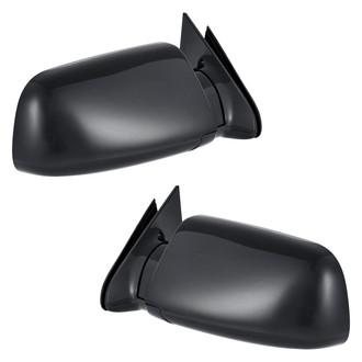 Replace® - Driver and Passenger Side Power Remote View Mirror Set (Non-Heated, Foldaway) (Standard Line)