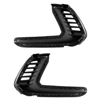 Replace® - Front Lower Driver and Passenger Side Bumper Grille Set (Standard Line)
