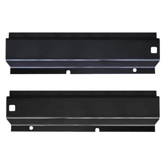 Replace® - Rear Driver and Passenger Side Slip-On Style Rocker Panel Set