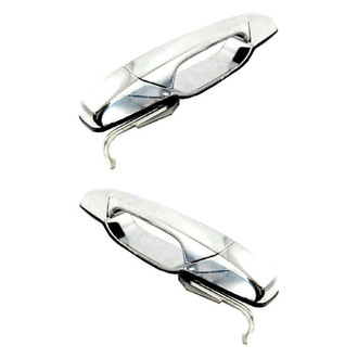 Replace® - Rear Driver and Passenger Side Exterior Door Handle Set (Standard Line)