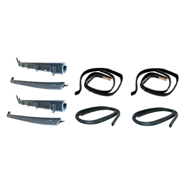 Replace® - Front Driver Side Inner and Outer Door Window Channel Kit