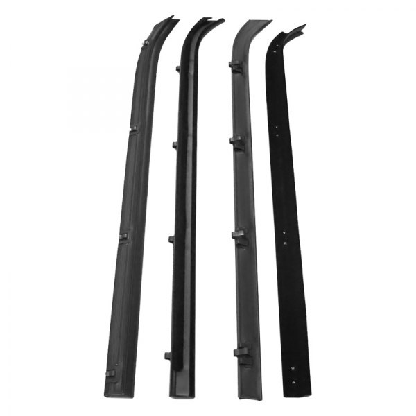 Replace® - Rear Passenger Side Inner and Outer Door Window Belt Weatherstrip Kit