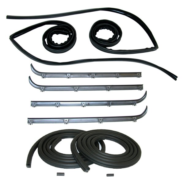 Replace® - Driver and Passenger Side Inner and Outer Window Belt Weatherstrip Kit