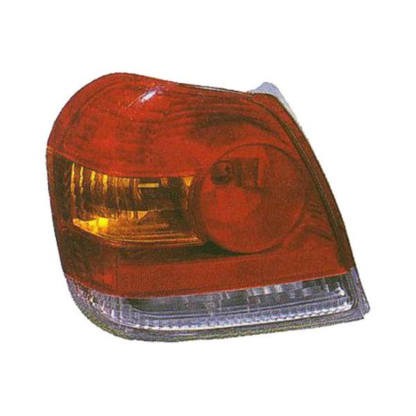 Replace® - Driver Side Replacement Tail Light Lens and Housing, Toyota Echo