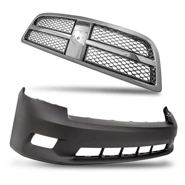 Replacement - Front Bumper Cover and Grille Kit