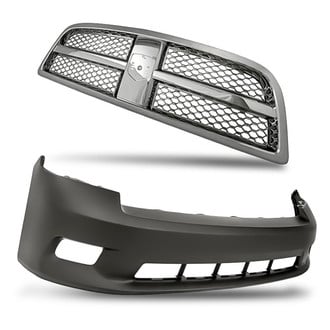 Replacement - Front Bumper Cover and Grille Kit