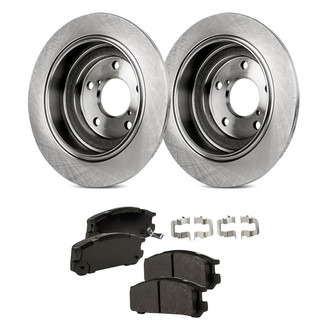 Replacement - Plain Rear Brake Kit with Pads
