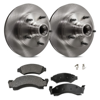 Replacement - Plain Front Brake Kit with Pads