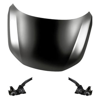 Replacement - 3-Piece (Hood Panel, Driver and Passenger Side Hood Hinge) (Standard Line)