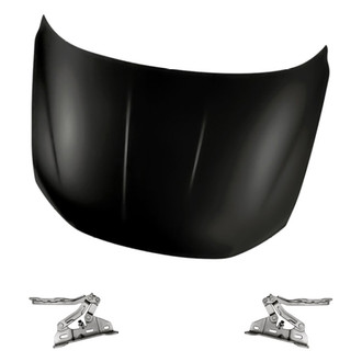 Replacement - 3-Piece (Hood Panel, Driver and Passenger Side Hood Hinge) (Standard Line)