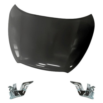 Replacement - 3-Piece (Hood Panel, Driver and Passenger Side Hood Hinge) (Standard Line)