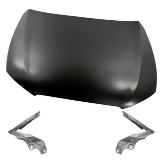 Replacement - 3-Piece (Hood Panel, Driver and Passenger Side Hood Hinge) (Standard Line)