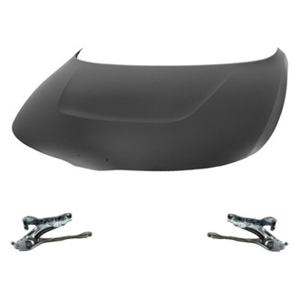 Replacement - 3-Piece (Hood Panel, Driver and Passenger Side Hood Hinge) (Standard Line)