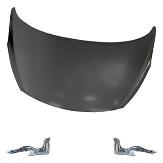 Replacement - 3-Piece (Hood Panel, Driver and Passenger Side Hood Hinge) (Standard Line)