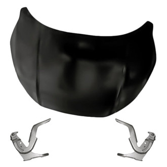Replacement - 3-Piece (Hood Panel, Driver and Passenger Side Hood Hinge) (Standard Line)