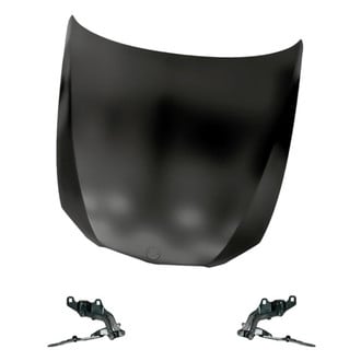 Replacement - 3-Piece (Hood Panel, Driver and Passenger Side Hood Hinge) (Standard Line)