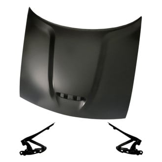 Replacement - 3-Piece (Hood Panel, Driver and Passenger Side Hood Hinge) (Standard Line)