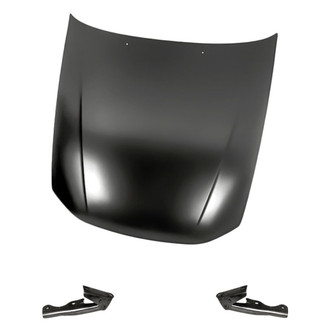 Replacement - 3-Piece (Hood Panel, Driver and Passenger Side Hood Hinge) (Standard Line)