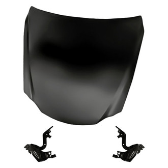 Replacement - 3-Piece (Hood Panel, Driver and Passenger Side Hood Hinge) (Standard Line)