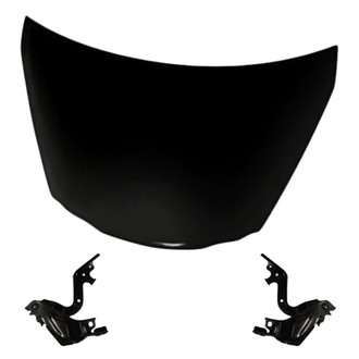 Replacement - 3-Piece (Hood Panel, Driver and Passenger Side Hood Hinge) (Standard Line)