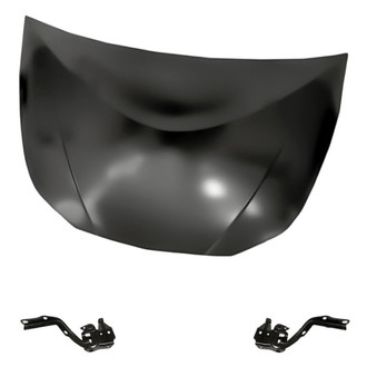Replacement - 3-Piece (Hood Panel, Driver and Passenger Side Hood Hinge) (Standard Line)