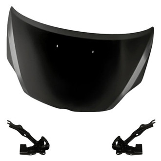 Replacement - 3-Piece (Hood Panel, Driver and Passenger Side Hood Hinge) (Standard Line)