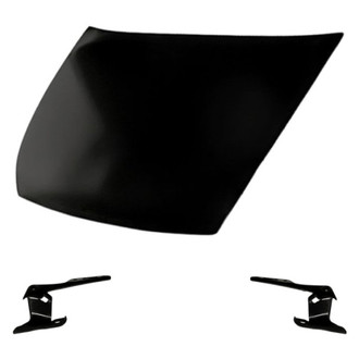 Replacement - 3-Piece (Hood Panel, Driver and Passenger Side Hood Hinge) (Standard Line)