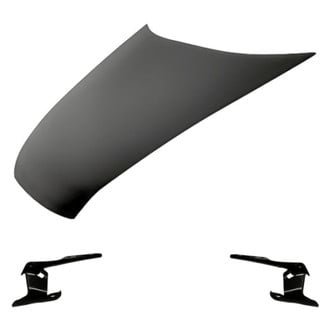Replacement - 3-Piece (Hood Panel, Driver and Passenger Side Hood Hinge) (Standard Line)