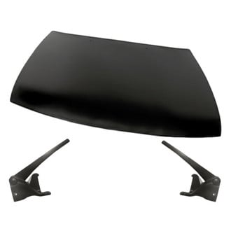 Replacement - 3-Piece (Hood Panel, Driver and Passenger Side Hood Hinge) (Standard Line)